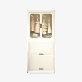 Portable Wardrobe Closet with 3-tier storage, foldable design for dorm/travel use