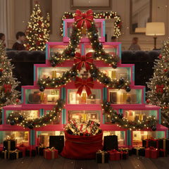 Stackable Storage Bins with Lids Pink